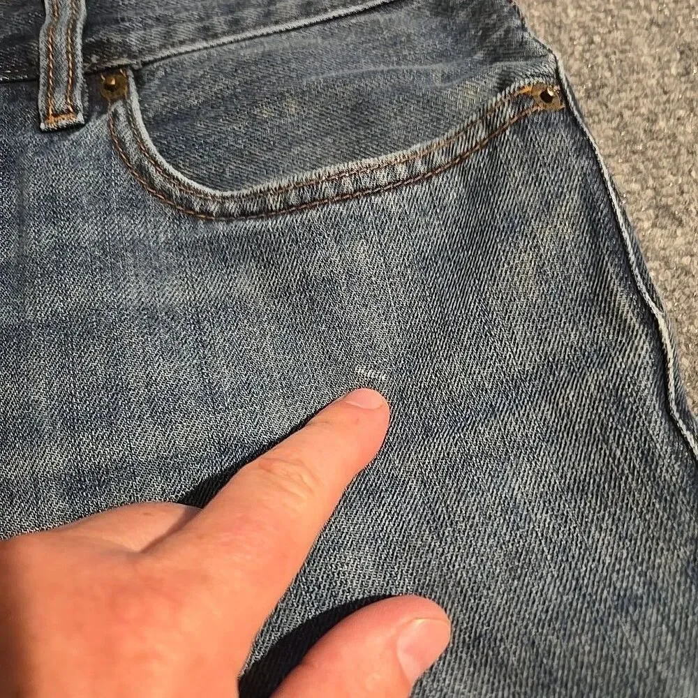 J Crew Denim Jeans Mens 33x30 Blue The Driggs Straight 5 Pocket Casual